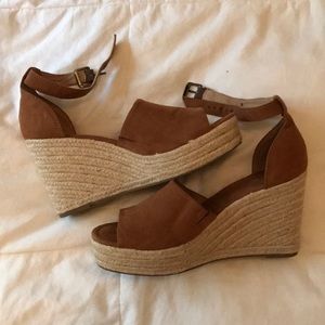 Espadrille Camel Wedges